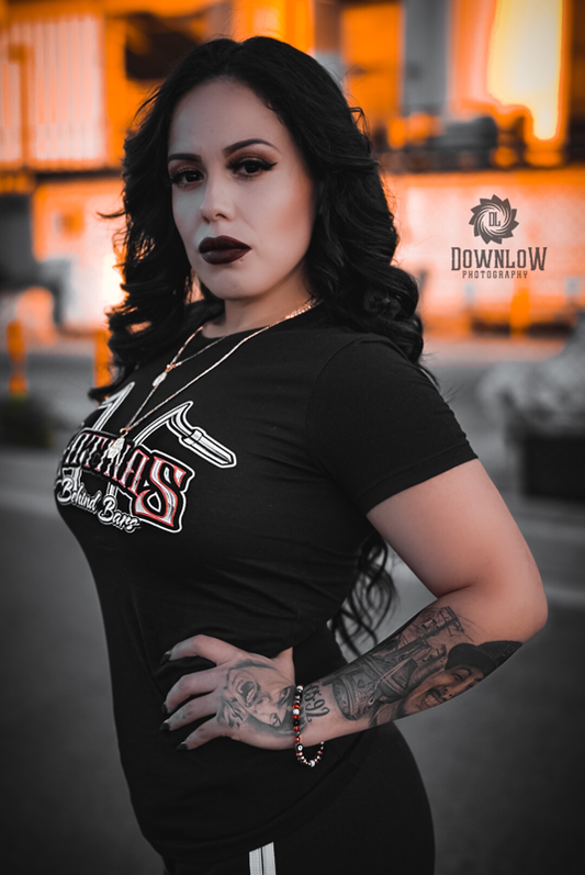 Latina Handlebar Tee - BLK