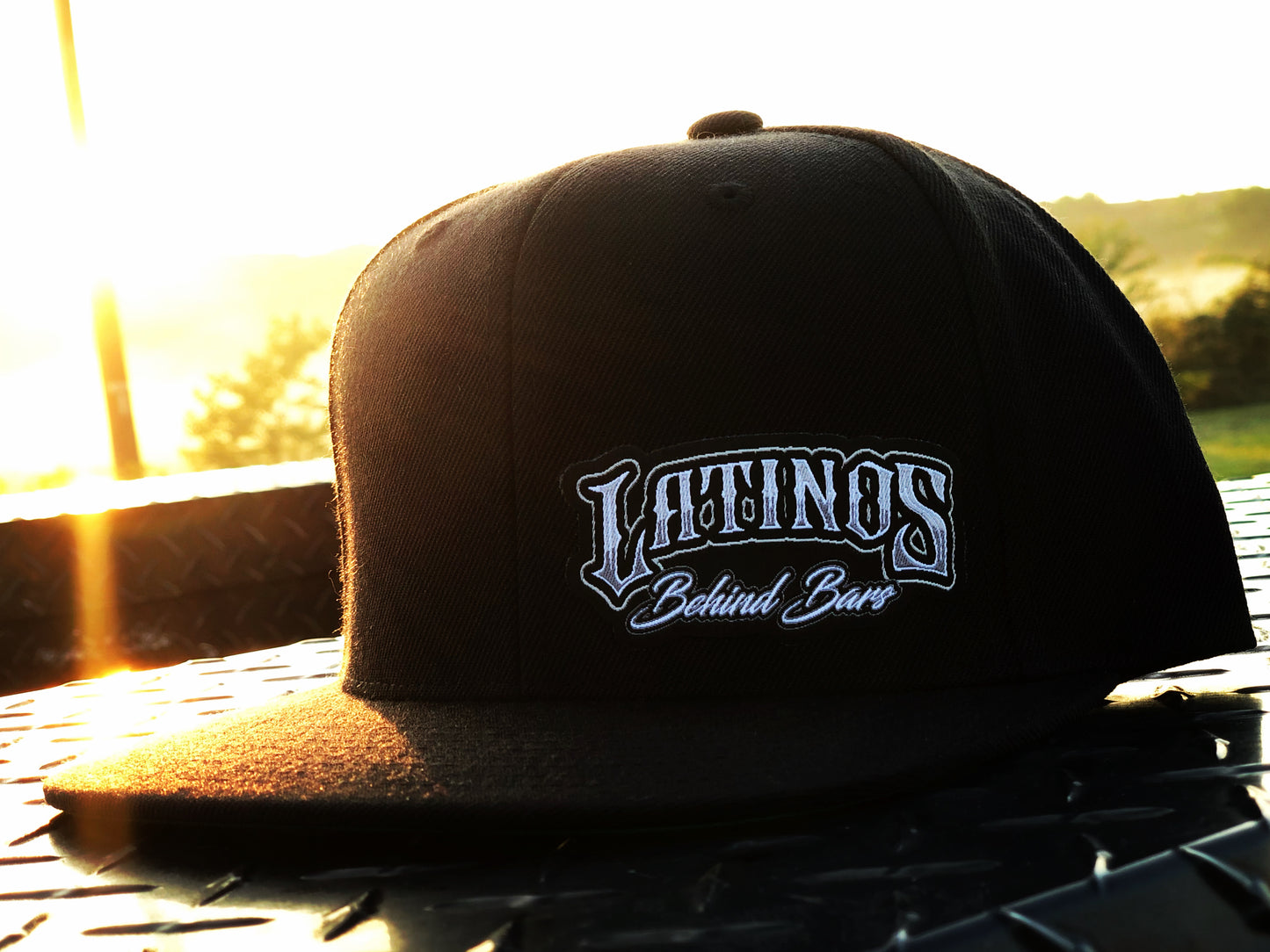 LATINO Logo Snapback - BLK